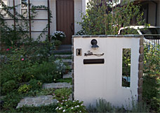 アンティークランプ、アイアンサイン金口タイプポスト、テレビドアホン